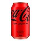 imagem Refrigerante Coca-Cola sem Açucar 350 ml	