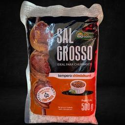 imagem 500g de sal grosso Tempero Chimichurri + 3kg de carvão