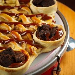 imagem Borda Vulcão - Doce de Leite com Brownie