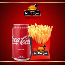 imagem Coca-Cola + Batata Pequena