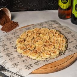 imagem Pizza Brotinho Chocolate Branco com morango e Suspiro