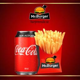 imagem Coca-Cola zero + Batata Pequena
