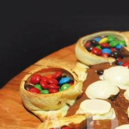 imagem VULCÃO CHOCOLATE COM M&M'S