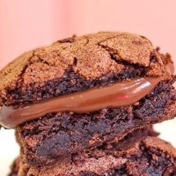 imagem Brownie Recheado com Brigadeiro