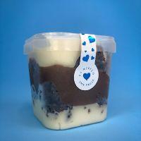 imagem Torta no pote Brownie com brigadeiro
