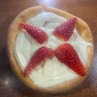 imagem Chocolate branco com morango 
