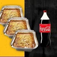 imagem 3x Massas + Coca-Cola 2L Grátis 