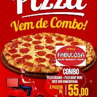 imagem Pizza Gigante + Pizza Brotinho Doce
