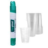 imagem COPOS DESCARTÁVEIS FONPLAST - CONTÉM 100 COPOS DE 180ML