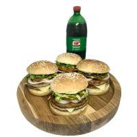 imagem 4 Double Burger + Guaraná 1 Litro