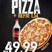 imagem PROMOÇÃO DO DIA 49,99 COM COCA 1,5L (40CM)