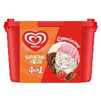 imagem Sorvete Cremosíssimo 4 em 1 Napolitano+Flocos 2L