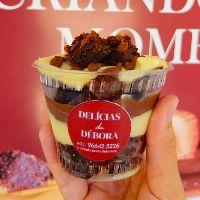 imagem Brownie no pote de Leite ninho c/ Nutella