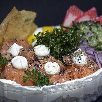 imagem Poke Salmão Filadélfia Maçaricado 