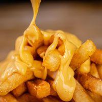 imagem batata frita 400g com cheddar