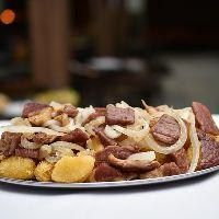 imagem Aipim 400g Com Carne Seca 250g