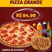 imagem Pizza 40cm  + Borda Catupiry + Refri 2L+ brotinho de Banana