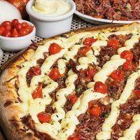 imagem Pizza Gigante de Carne Seca