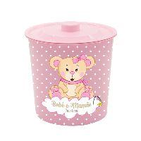 imagem LIXEIRA REDONDA ROSA BABY 3LITROS 