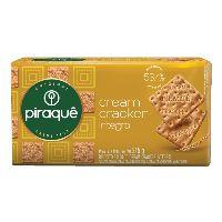 imagem BISCOITO PIRAQUÊ CREAM CRACKER INTEGRAL  215G - 3 UNIDADES