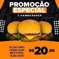 imagem Promoção - 3 Hambúrgueres 