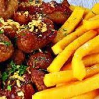 imagem FRANGO APASSARINHO COM FRITAS