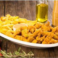 imagem Frango Empanado com Fritas
