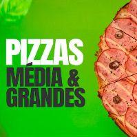 imagem Pizzas Salgadas Médias 30 cm e Grandes 35 cm.