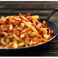 imagem Batata com Cheddar e Bacon