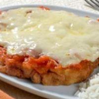 imagem Milanesa de frango à parmegiana