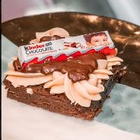 imagem Brownie Gourmet Kinder ao leite