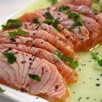 imagem Sashimi -Salmão selado 