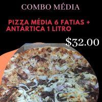 imagem Combo Média   6 fatias + refri 1 lt