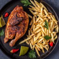 imagem Frango Assado com Fritas