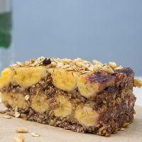 imagem TORTA DE BANANA Fatia