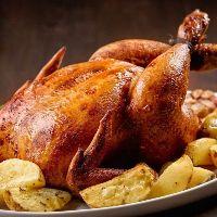 imagem Frango Inteiro Assado na Brasa