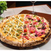 imagem Pizza Grande Meio A Meio - Frangtza + Portuguesa.