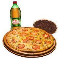 imagem Pizza Mega Gigante 50cm + Refrigerante + Broto Doce