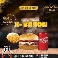 imagem Trio X Bacon c/ batata frita e Refrigerante Lata