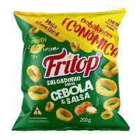 imagem SALGADINHO FRITOP SABOR CEBOLA E SALSA 200g - 2 UNIDADES