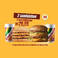 imagem 2 Hambúrgueres + 2 Guaravitas