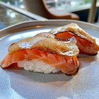 imagem Niguiri De Salmão Com Bacon e Teriaky