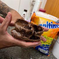 imagem Pastel de Nutella com Ovomaltine 
