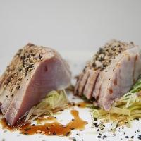 imagem Sashimi Atum Flambado 