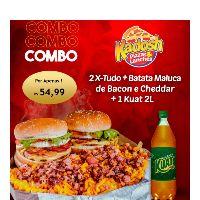 imagem 2X- Tudos + Batata Maluca + Kuat 2L