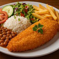 imagem peixe empanado na farinha panko