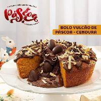imagem Bolo Vulcão de Cenoura