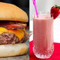 imagem X-Bacon + Vitamina 500ml