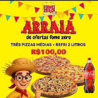 imagem 3 Pizzas Médias + 1 Coca cola 2L