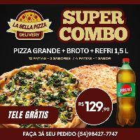 imagem Pizza Grande + Broto +  refri 1 l